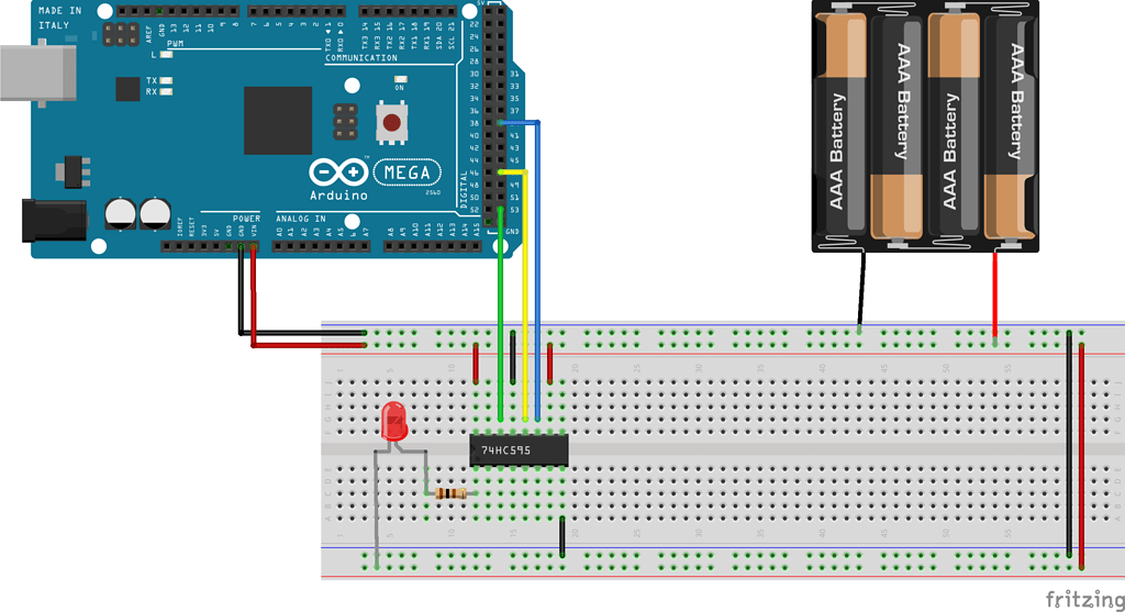 Shift register only works if my hand is near it? - Project Guidance ...