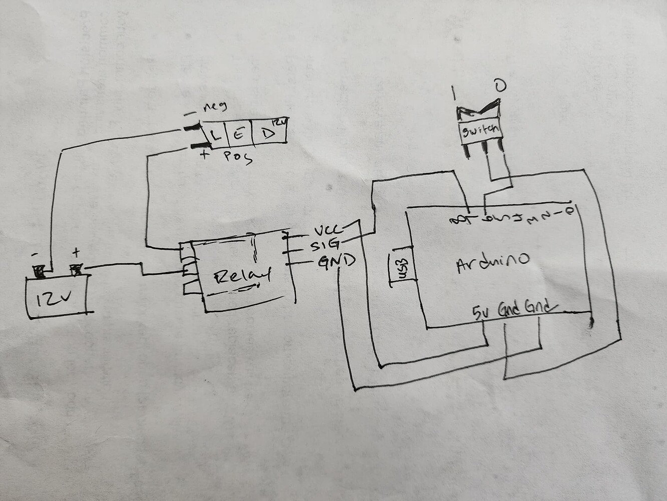 Swap push button for rocker switch - General Guidance - Arduino Forum
