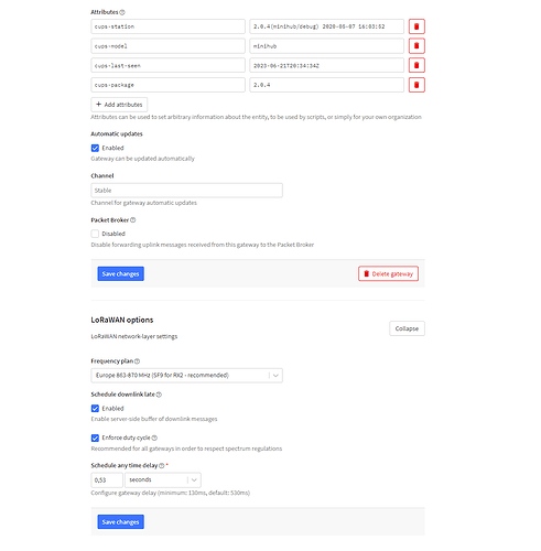 Gateway settings 2