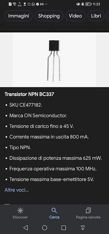 Consiglio: Transistor normale o MOSFET? - Page 2 - Hardware - Arduino Forum
