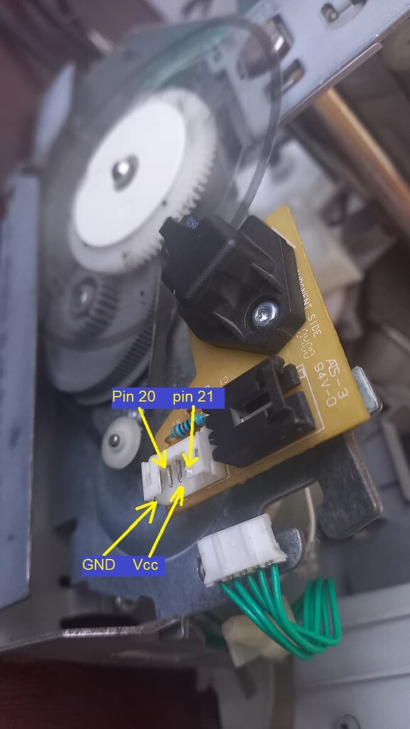 Linear encoder from printer, can’t get it to work - Programming ...