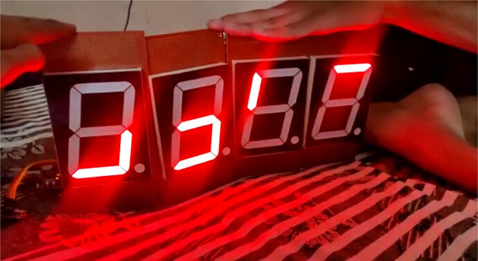 7-segment display clock through 74HC595 - Code Help! - Programming ...