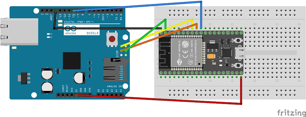 Connecting ESP32 to Ethernet Shield 2 - Networking, Protocols, and ...