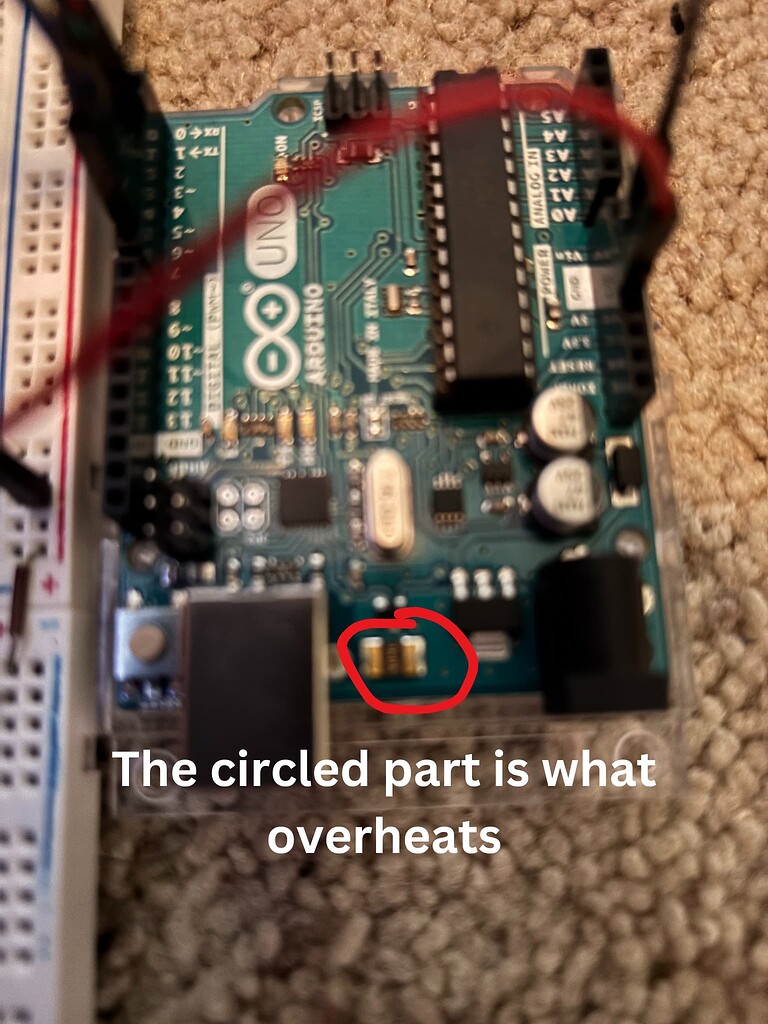 Unable to upload code + overheating issue - General Electronics ...