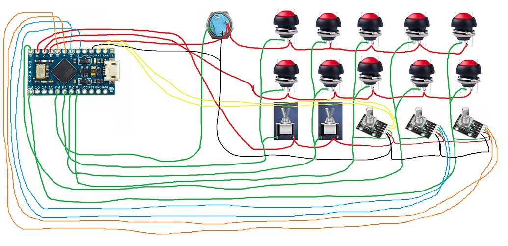 Button Box Schematic - General Guidance - Arduino Forum