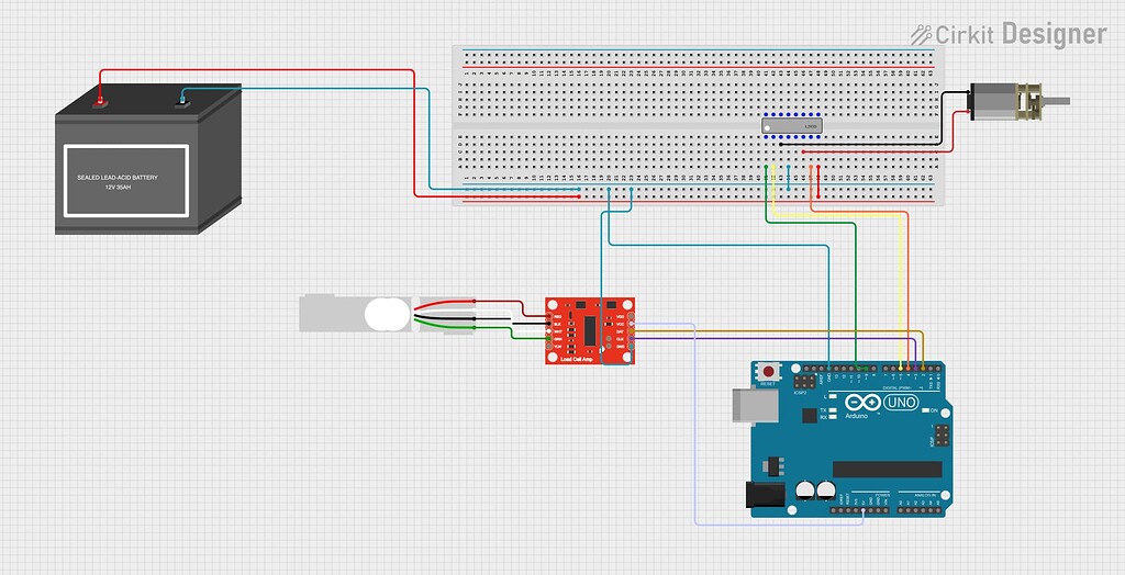 HX711/DC motor Breadboard Layout - General Guidance - Arduino Forum