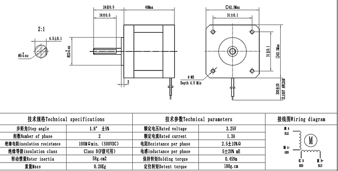 Hybrid Stepper Motor