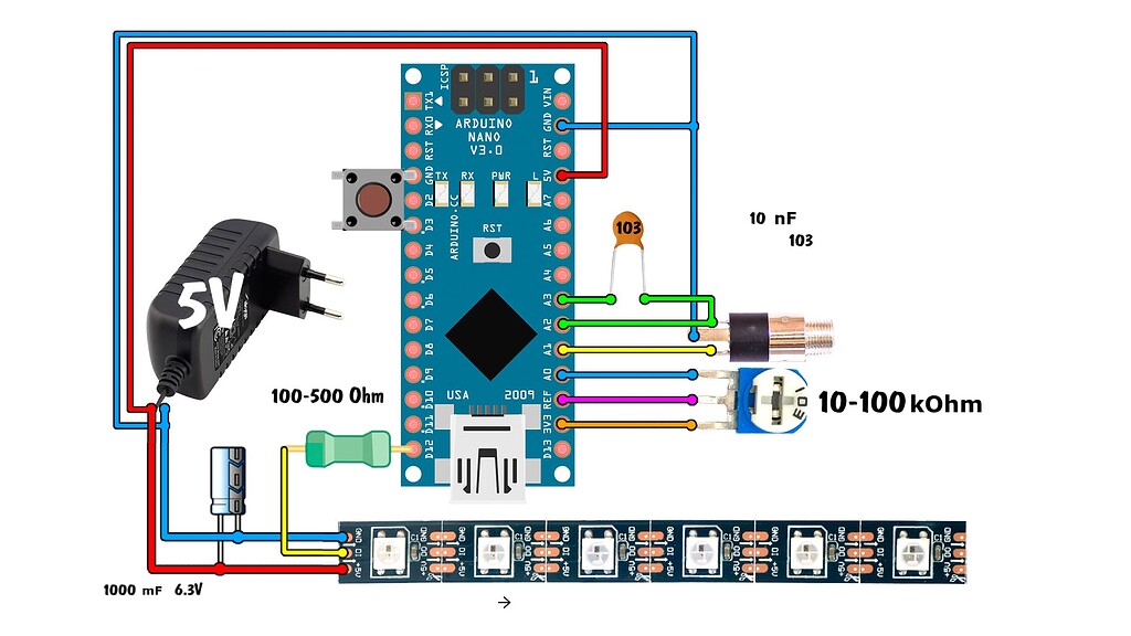 Wiring Arduino Nano and external components - General Guidance ...