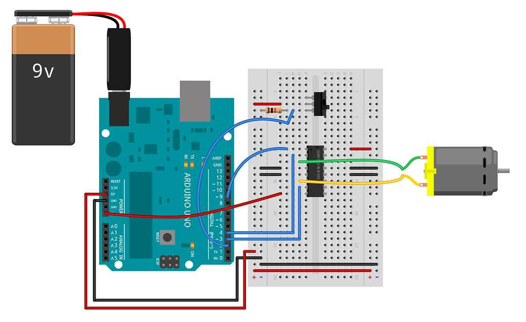 Strange behaviour with DC motor setup - Motors, Mechanics, Power and ...