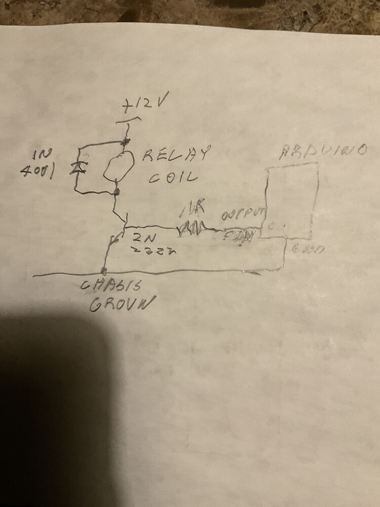 Energize 12v automotive relay with Arduino uno General Electronics