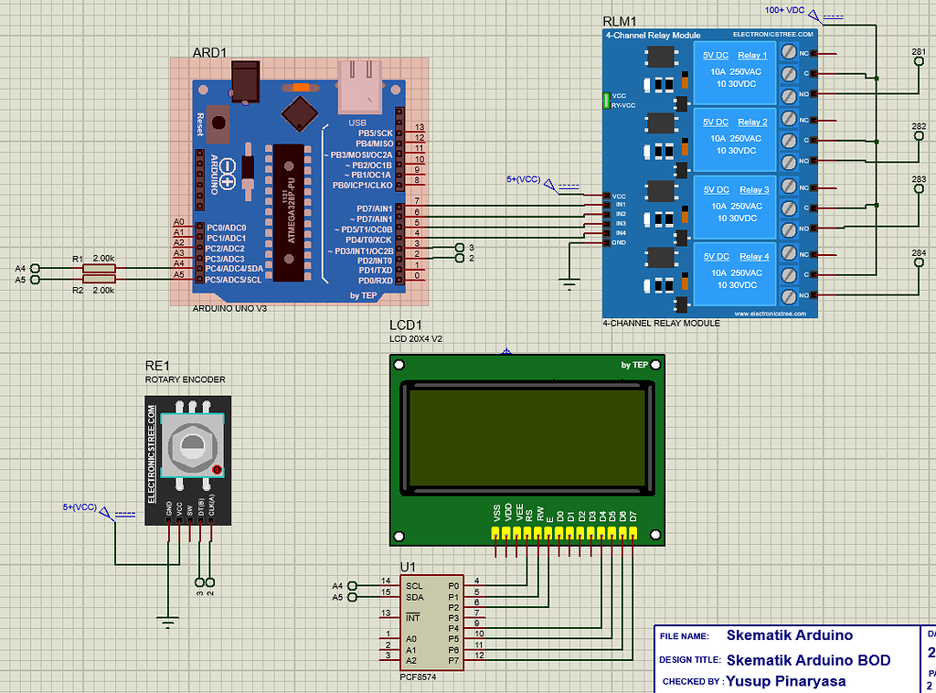 Arduino Uno freezing when using Relay, LCD i2c, and Rotary encoder ...