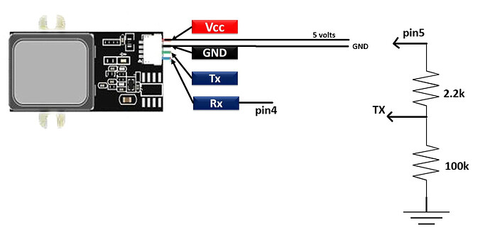 Finger_Print_Sensor_Connection_To_Arduino
