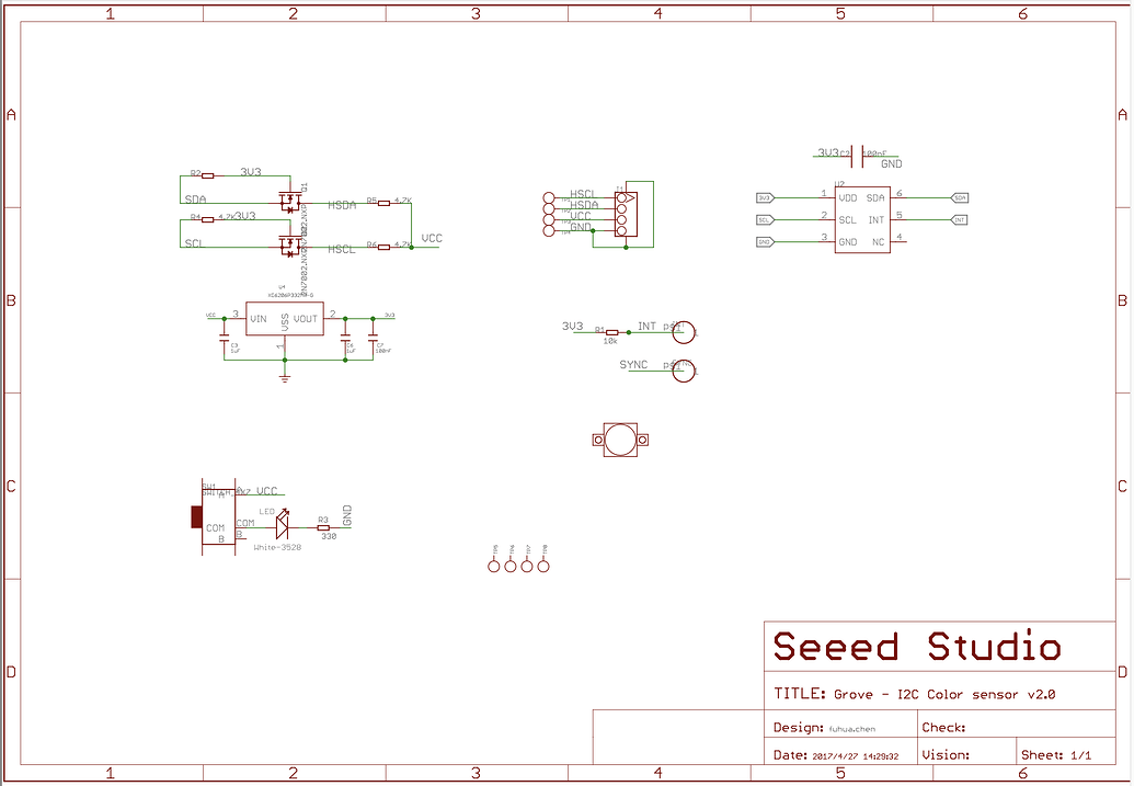 Arduino sketch to switch on /off the led of the Grove I2C Color Sensor ...
