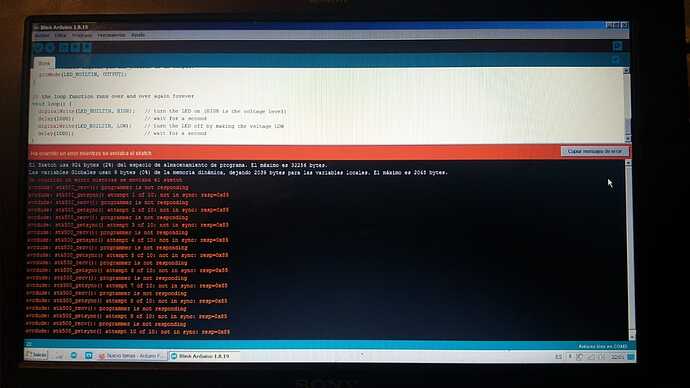 error arduino uno