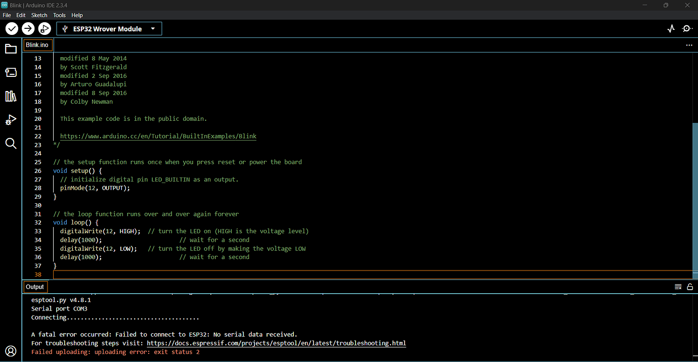 Unable to upload code to ESP32-CAM - Uploading - Arduino Forum