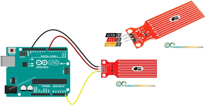 How do I trigger an active buzzer with a water sensor? - Programming ...