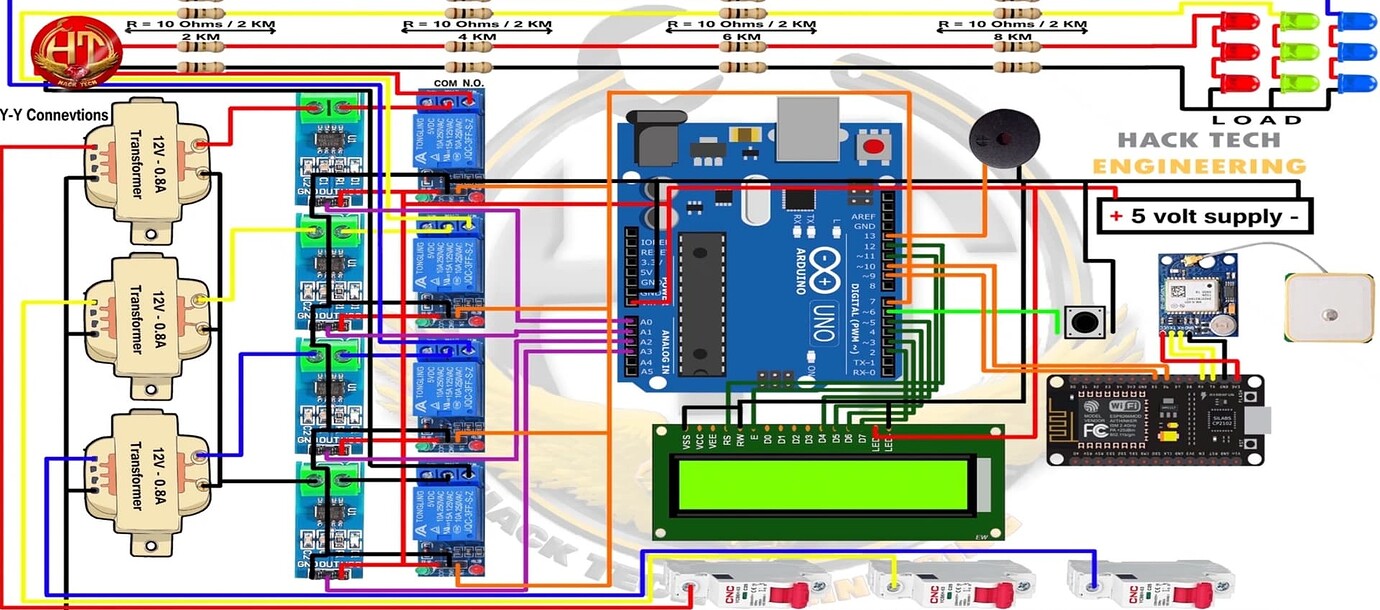 Fault detection system(3 phase) of transmission system - Project ...