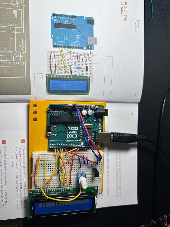 Need Help with My Arduino Crystal Ball Project - Weird Yellow Squares ...