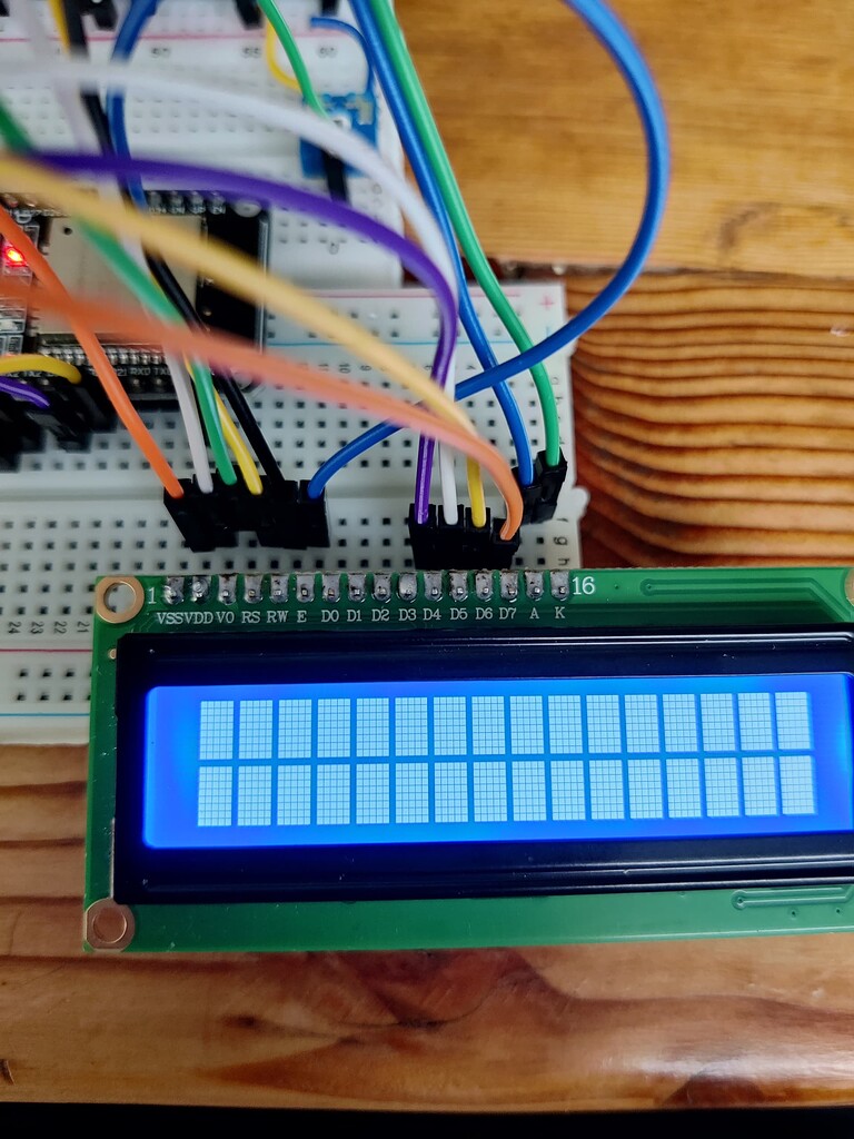 Please help me figure out what i'm doing wrong printing to the LCD ...