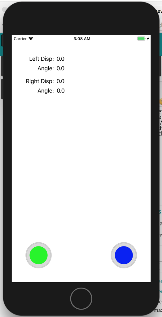 Sending Joystick Data Continuously From iPhone App to Arduino 101