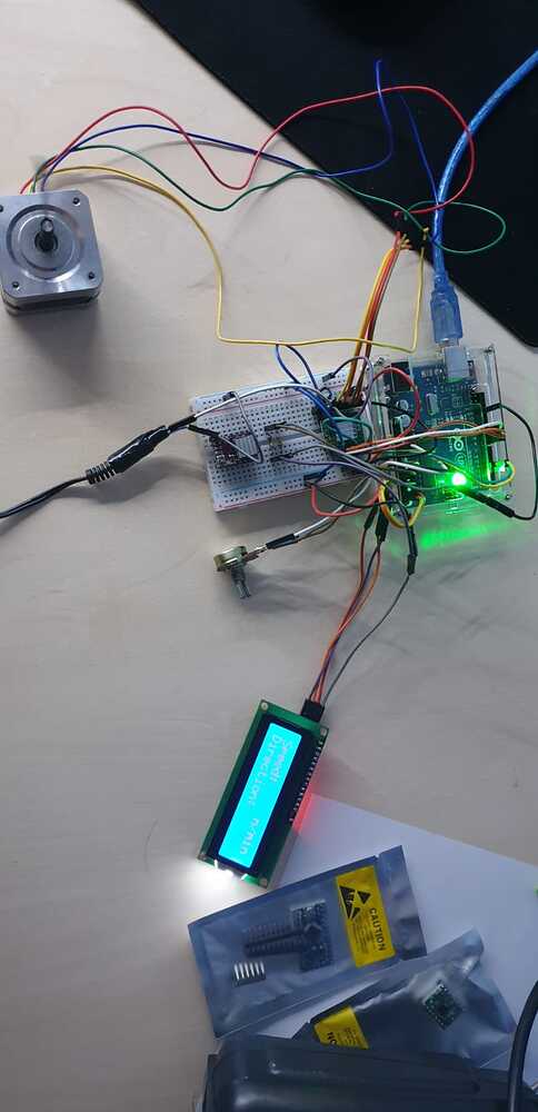 Stepper motor control with I2C-LCD display - General Guidance - Arduino ...