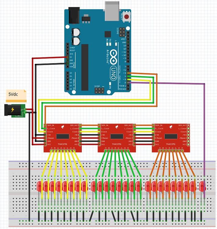 Controlling 25 LED's with an Arduino - General Electronics - Arduino Forum