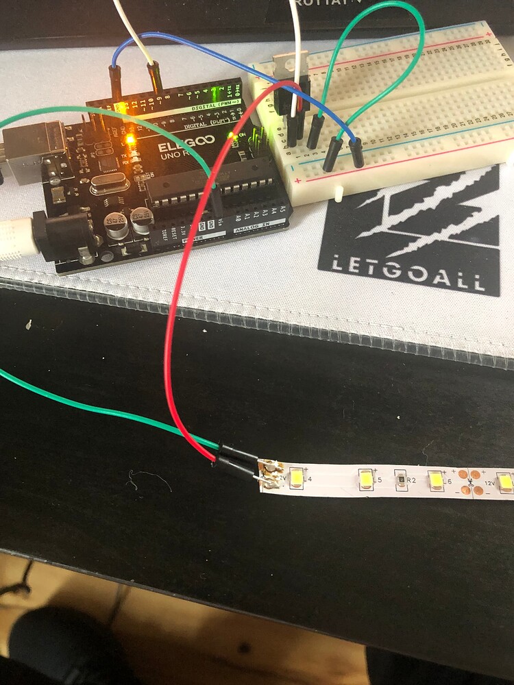 Fading LED Strip Issue - LEDs and Multiplexing - Arduino Forum