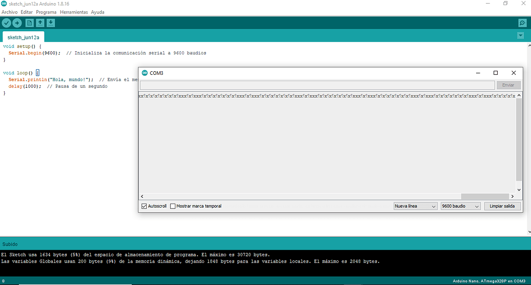 Caracteres ilegibles Arduino - Español - Arduino Forum