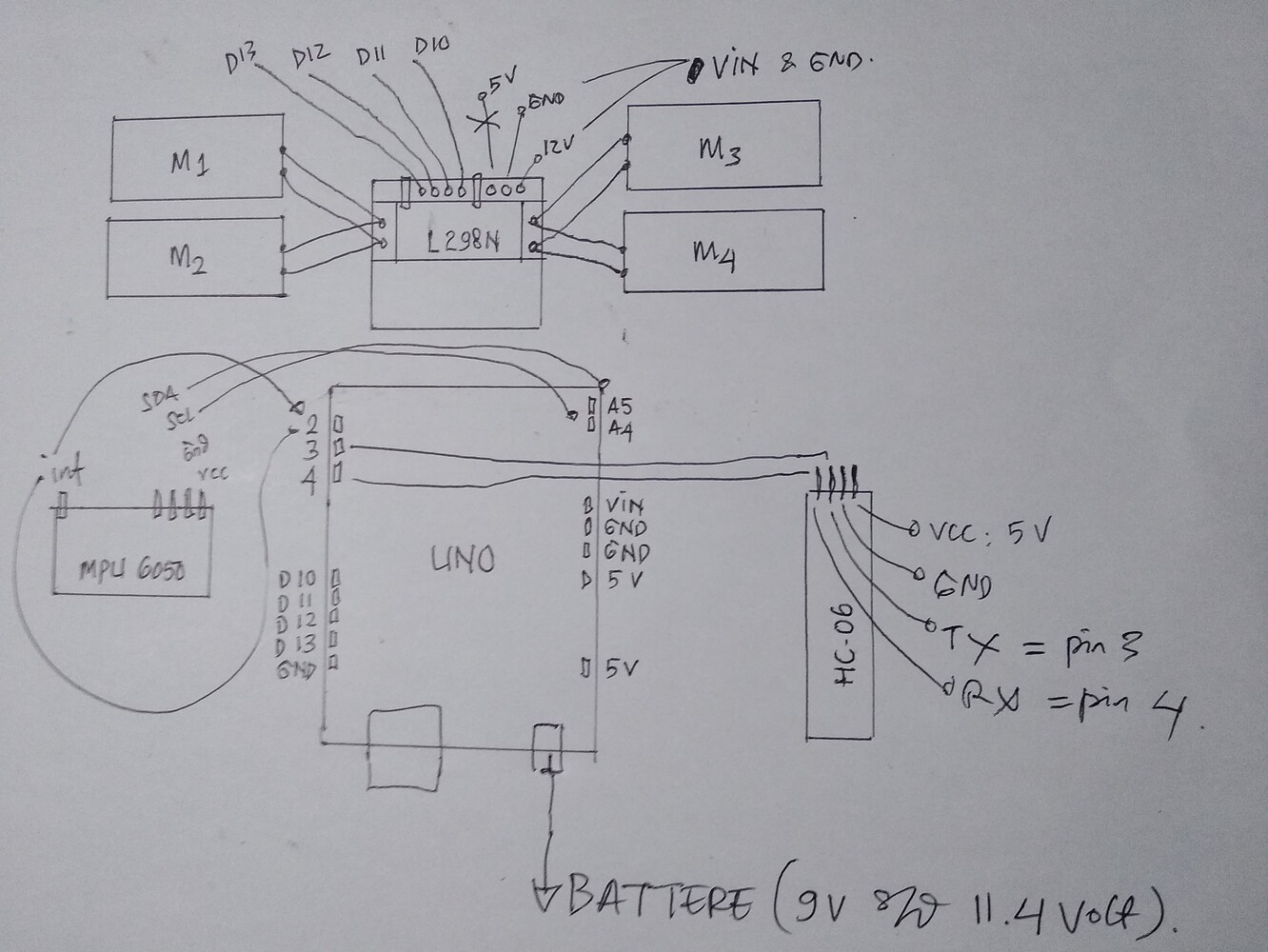 How bluetooth control self-balancing robot - General Guidance - Arduino ...
