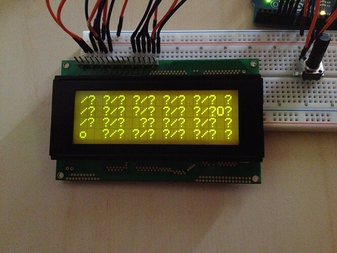 Problem with Arduino UNO and 20x4 LCD Display - Displays - Arduino Forum