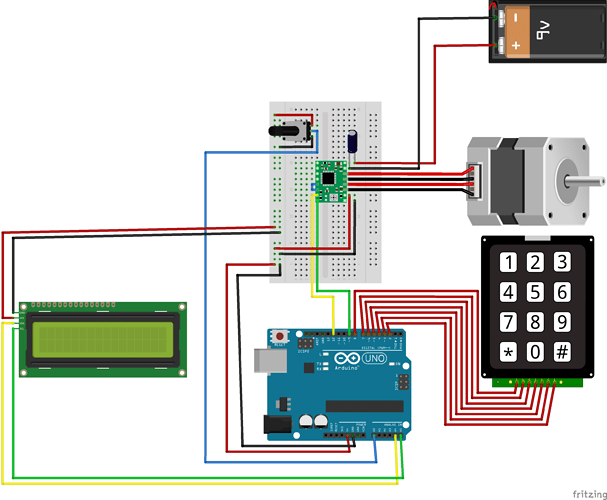 Control stepper motor by compare two input data. - Programming ...