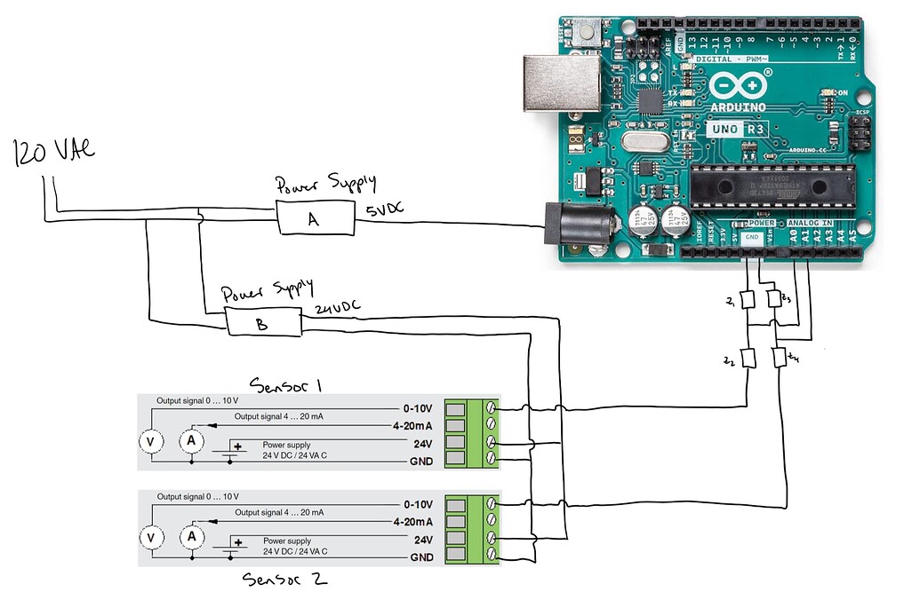 How to read out 0-10V sensors w/ ext power supply - General Guidance ...