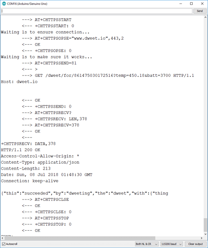SIM7500 Posting to Dweet.PNG