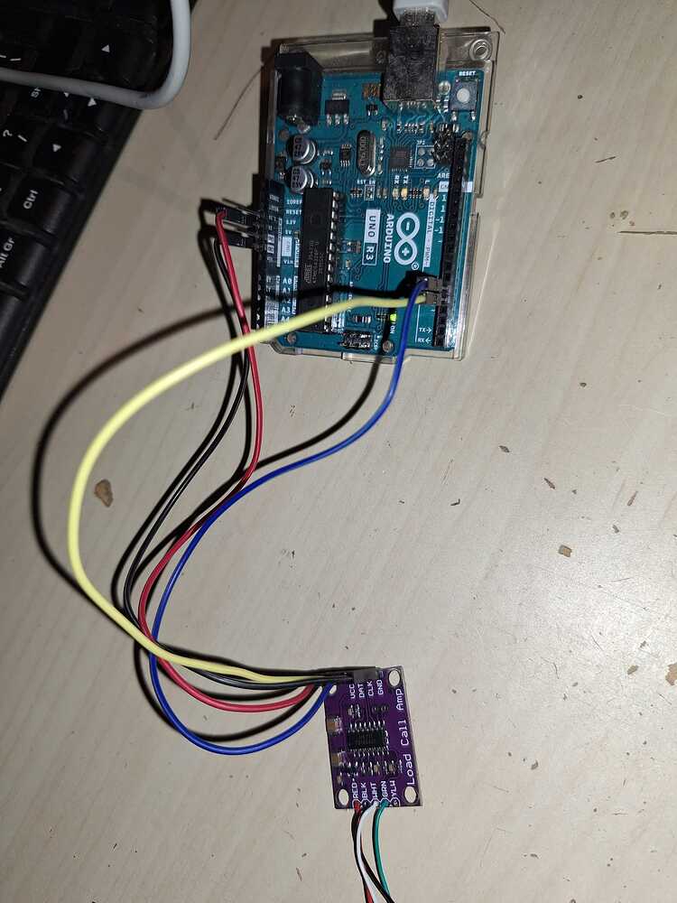5kg load cell with HX711 amplifier is not working - General Guidance ...