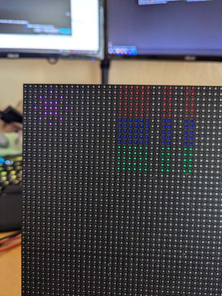 Farbproblem RGB Matrix 64x64 - Deutsch - Arduino Forum