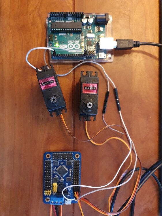 MG996R not responding to USC32 Microcontrollers Arduino Forum