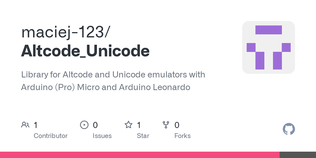 Unicode and Altcodes for Ardunio Pro Micro/Leonardo - General Guidance ...