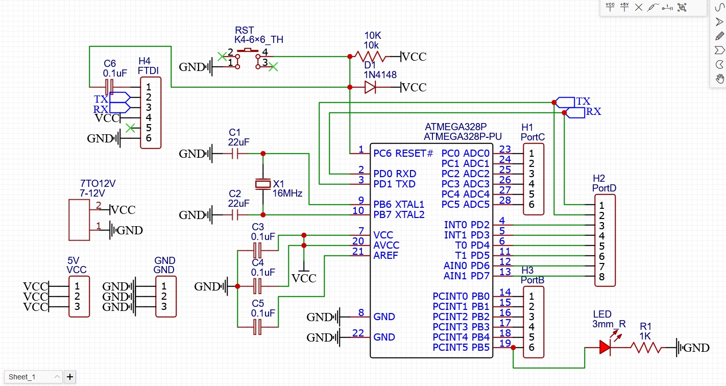 Small Footprint ATMEGA328P - General Electronics - Arduino Forum