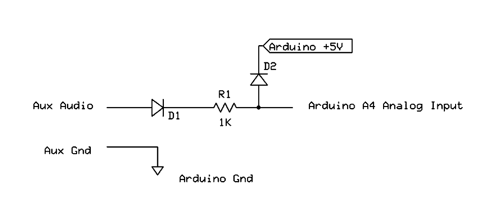 How to hook up a 3.5mm audio jack to a circuit to read in analog input ...