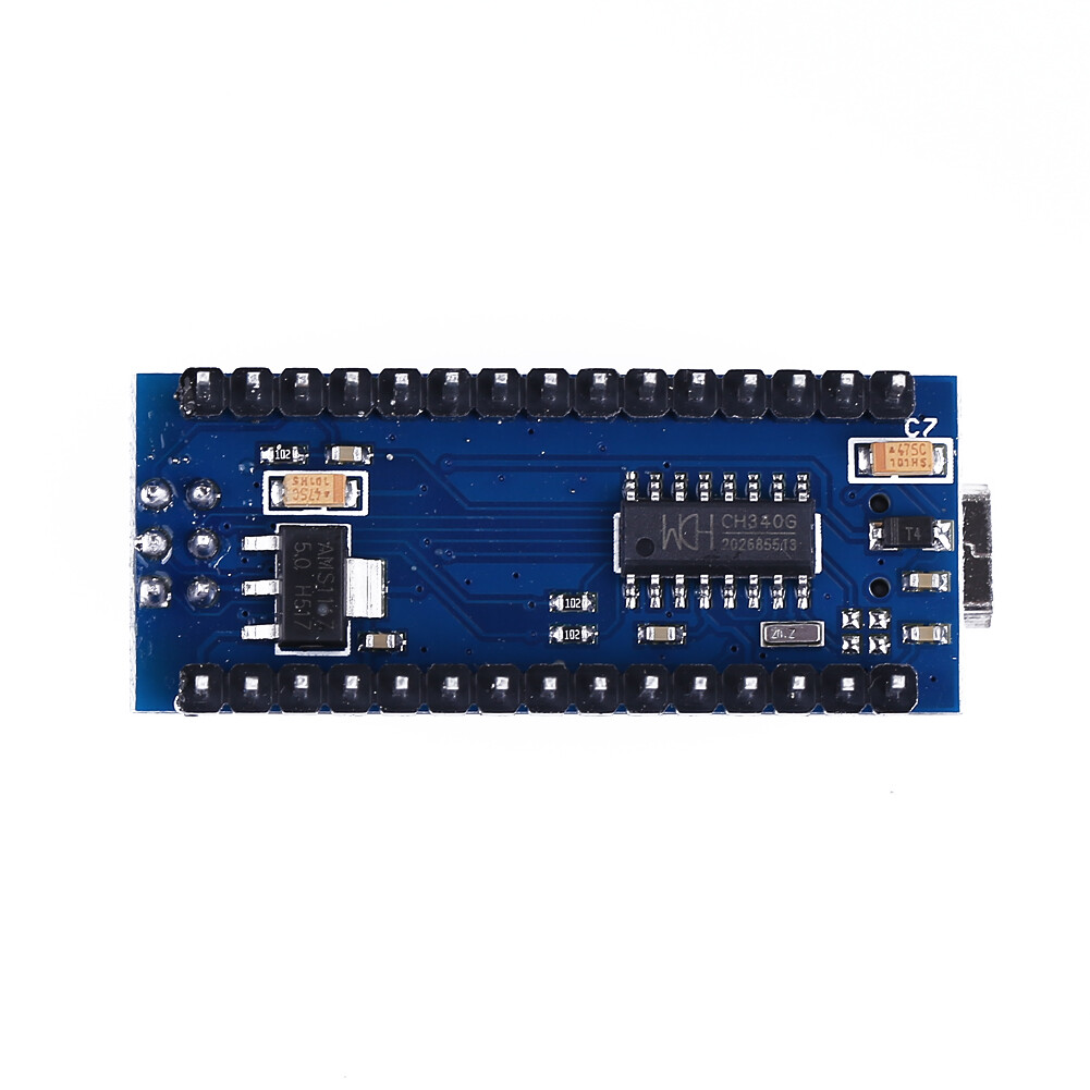 Arduino nano external 5v supply problem and USB (blinking d13