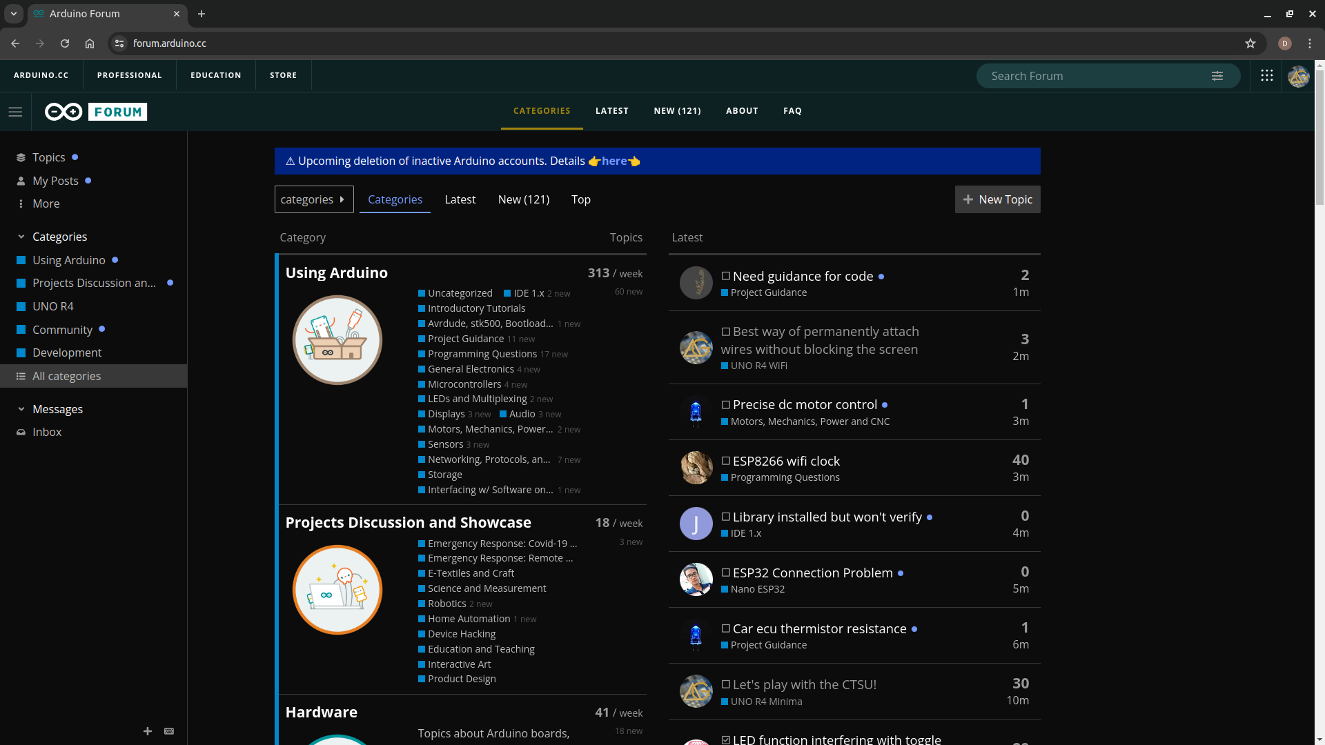 Layout changes not an improvement - Website and Forum - Arduino Forum