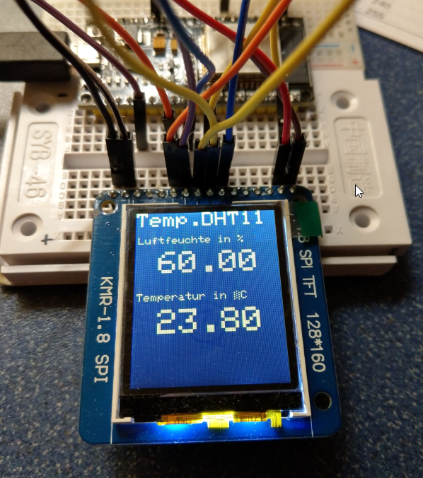KMR-1.8 SPI TFT-Display keine Anzeige - Page 2 - Deutsch - Arduino Forum