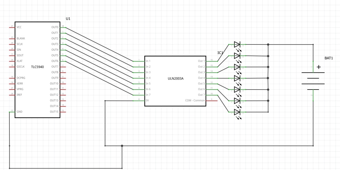 TLC5940 ULN2003 - PWM a 64Canali - LED - MOTORI - Hardware - Arduino Forum