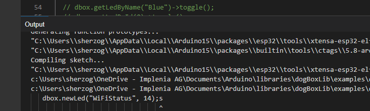 Better error feedback in Output window - IDE 2.x - Arduino Forum