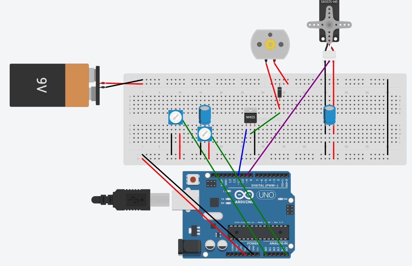 Servo and DC motor working at the same time - General Guidance ...