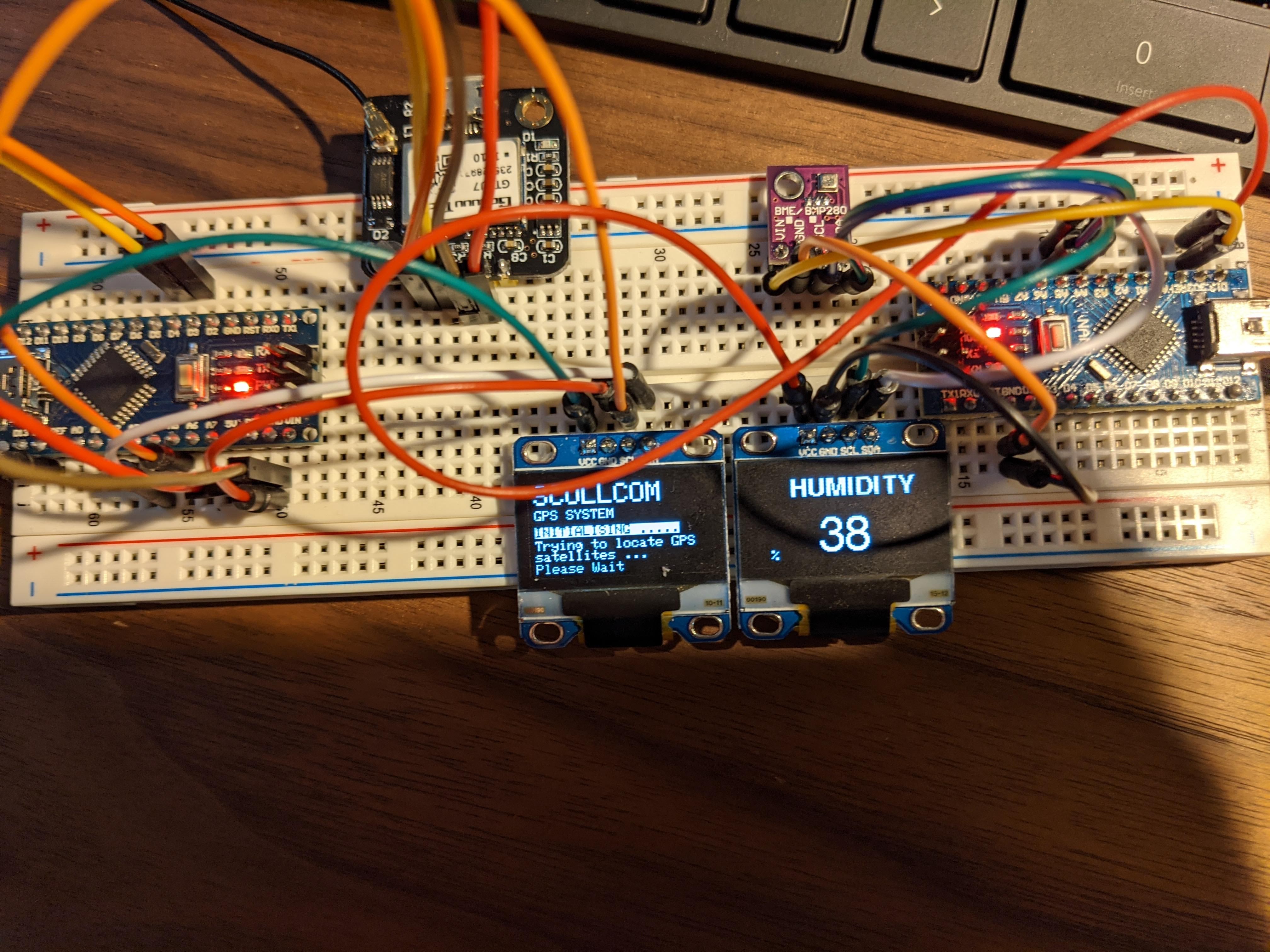 OLED Issues with GPS and BME280 - Programming - Arduino Forum