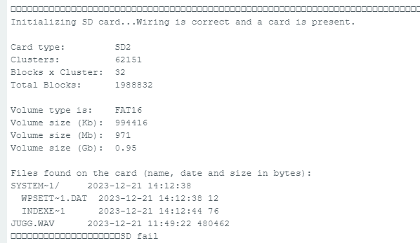 IDE cardinfo+error