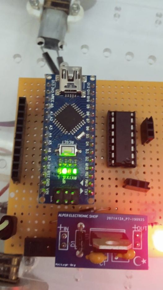 Arduino nano not working with qtr8a motors mechanics power and cnc