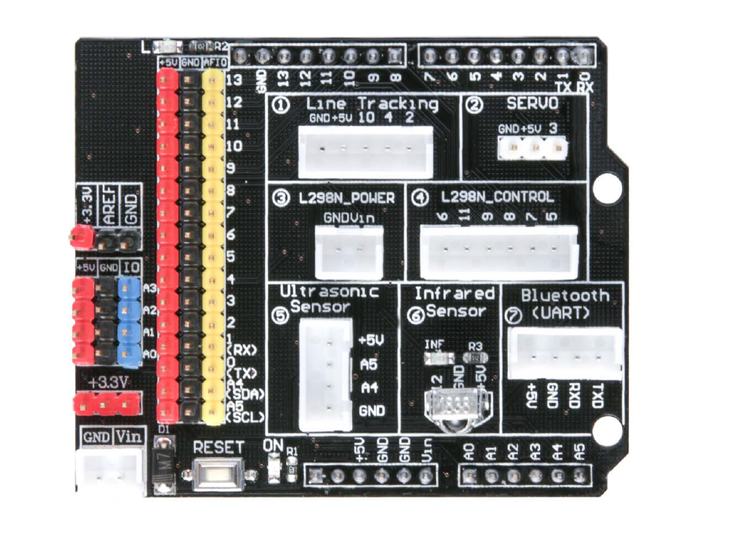 LED light control on an expansion board...... - Programming - Arduino Forum