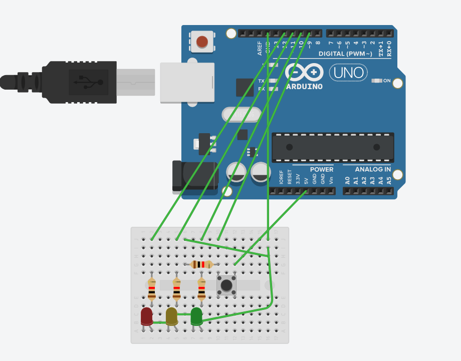 Having trouble adding 1 to a variable and making lights correspond to ...